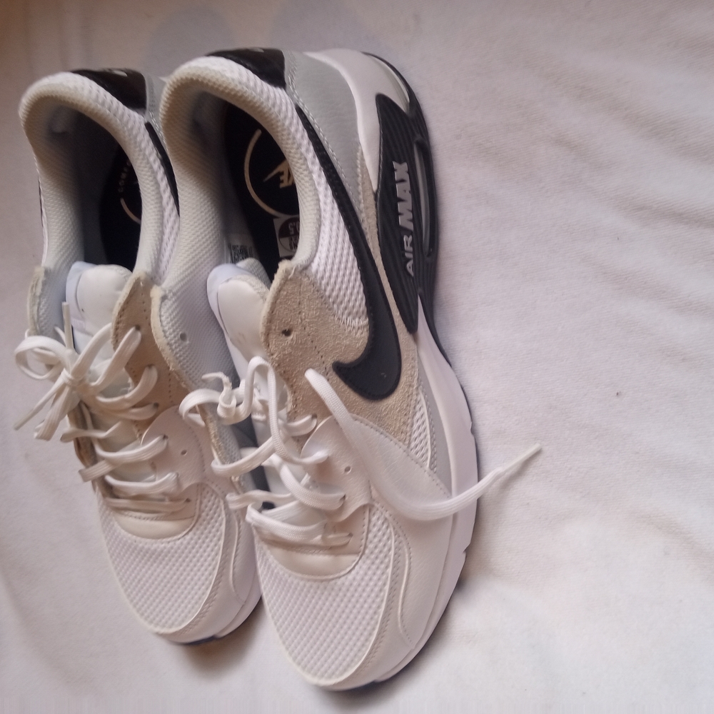 Nike Air Max White and Black Sneakers